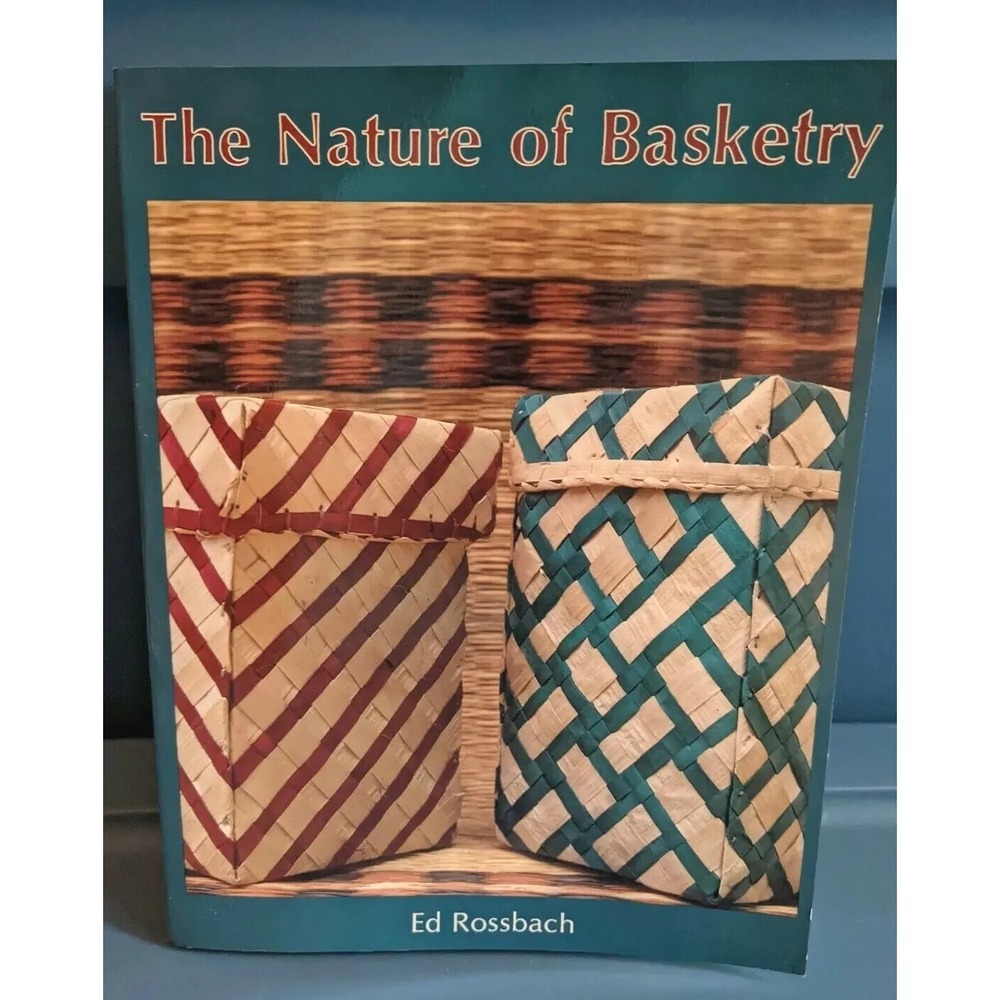 1986 Nature of Basketry Weaving Art Craft Rossbach Woven Ed The Book 80s Vtg - Picture 7 of 11